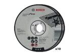 Boite de 10 Disques à tronçonner 125x1.6 inox WA60TBF Bosch