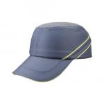 Casquette Anti-heurt grise aérée polyester/coton 7 cm