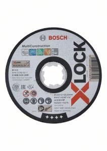Disques à tronçonner droits X-LOCK Multi Material 115x1x22,23 mm Bosch 2608619268