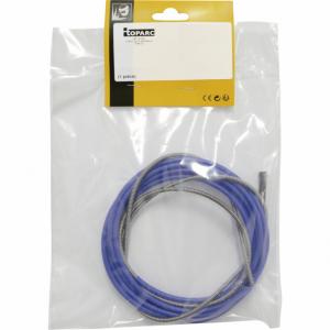 Gaine métal 4 m pour fil acier Ø 0,6 / 0,8 - Bleu - 041837 GYS