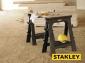 Lot de 2 tréteaux pliables charge 450Kg Stanley