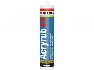 MASTIC ACRYLIQUE ACRYRUB F4 300ml blanc - 120659 Soudal