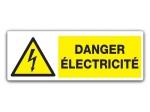 PANNEAU DANGER ÉLECTRICITÉ