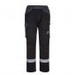 Pantalon travail noir/gris liseré bleu WX3 FR402