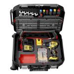 Valise maintenance à roulettes 68 pcs FACOM + perceuse visseuse DEWALT BV.R30CMD1PF