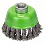 Brosses boisseaux à fils torsadés Heavy for Inox 75 mm Bosch 2608622060