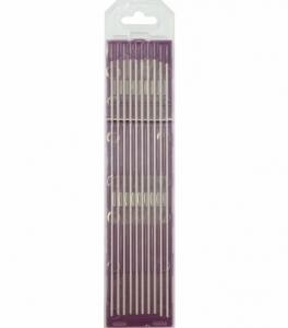 10 Électrodes tungstène E3 Ø 2,0 lilas (AC/DC) GYS 046764