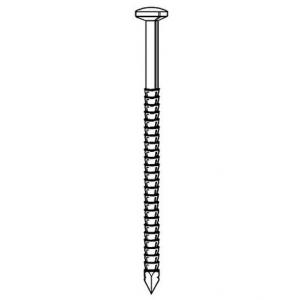 200 pointes annelées INOX A4 têtes bombées (TB) 31/34x70 Alsafix