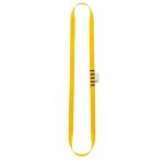 Anneau de sangle jaune 60cm Petzl pour réalisation d'amarrage