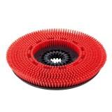 Brosse-disque, moyen, rouge, 510 mm