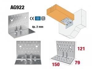 Equerre large renforcée AG922 150x121x79 ép. 2,5mm SIMPSON