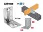 Équerre renforcée ABR9020 65x88x88 ép. 2mm SIMPSON