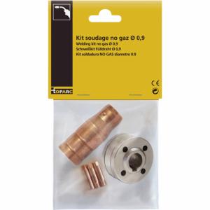 Kit no gaz GYS  1 galet 0.9 + 1 buse no gaz + 3 tubes - 041240 GYS