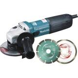 Meuleuse  Ø 125 mm 1400 W ( kit d'accessoires)Makita