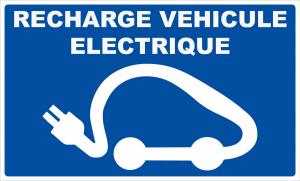 Panneau Recharge véhicule électrique - Rigide 330x200mm - 4162140 NOVAP