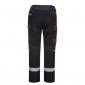 Pantalon travail noir/gris liseré bleu WX3 FR402