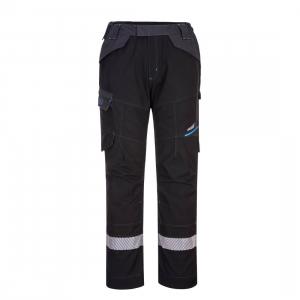 Pantalon travail noir/gris liseré bleu WX3 FR402