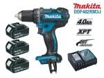 Perceuse visseuse 18V Li-Ion 4Ah ø13 mm 3 batteries DDF482RM3J Makita