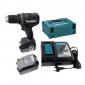 Perceuse visseuse Makita NOIRE 18V Li-Ion 5Ah ø13 - 2 batteries + chargeur DDF485RTJB