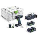 Perceuse-visseuse sans fil T 18+3 HPC 4,0 I-Plus Festool