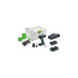 Perceuse-visseuse sans fil T 18+3 HPC 4,0 I-Plus Promo 21- 577188 Festool