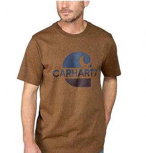 Tee-shirt C Graphic OILED WALNUT HEATHER