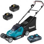 Tondeuse sans fil Makita 43cm 36V DLM432CT2 + 2 batteries 5Ah et chargeur