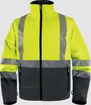 VESTE SOFTSHELL FAST HV Jaune fluo-Gris -