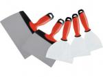 Lot de 5 couteaux à enduire inox(10,12,15,18,22cm) - 440419