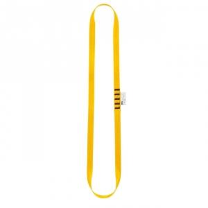 Anneau de sangle jaune 60cm Petzl pour réalisation d'amarrage