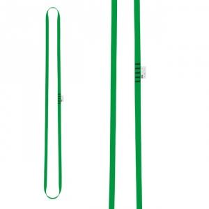 Anneau de sangle vert 120cm Petzl pour réalisation d'amarrage