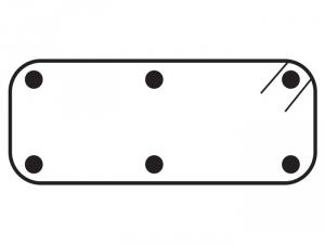 Armature Béton Fondation Longrine 6 fils 35 x 15