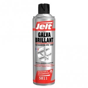 Bombe galva Brillant galvanisation à froid finition brillant 500 ml Jelt 005811