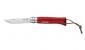 Couteau N08 Opinel Baroudeur Rouge - 001705