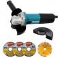 Meuleuse  Ø 125 mm 840 W ( kit d'accessoires)Makita