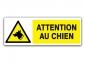 PANNEAU DANGER ATTENTION AU CHIEN