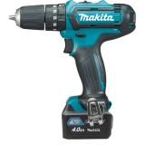 Perceuse visseuse à percussion 10,8 V Li-Ion 4 Ah CXT Ø 10 mm Makita