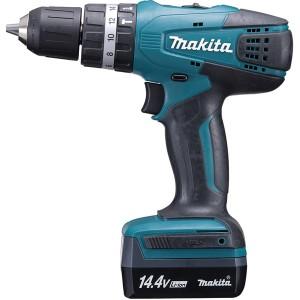 Perceuse visseuse a percussion 14,4V Li-Ion 1,3 Ah ø10 mm Makita HP347DWE