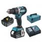 Perceuse visseuse à percussion 18 V Li-ion 5 Ah Ø 13 mm - DHP484RTJ Makita