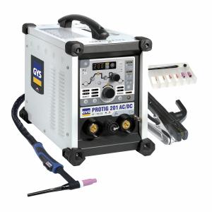 Poste à souder PROTIG 201 AC/DC FV GYS 063945 avec accessoires (SR26DB - 4 m)