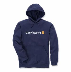 Sweat Signature Logo Hooded navy Carhartt