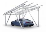 Abri de voiture en aluminium avec gouttière, hauteur de passage 2200 mm