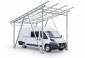 Abri pour camping-car en aluminium avec gouttière, hauteur de passage 2920 mm