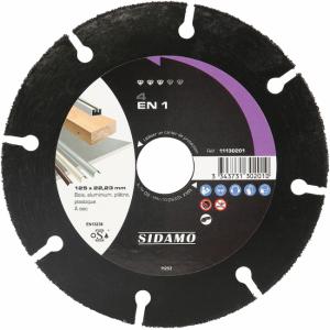 Disque Carbure 4 en 1 125x22.23 - 11130201 - Sidamo