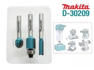 Ensemble de 3 fraises en queue de 6 mm Makita