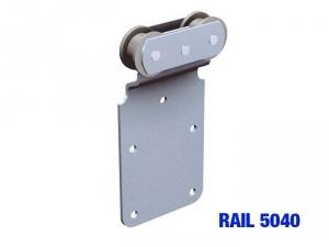 Monture fixation sur plat 2 galets porte 150 kg 0251D