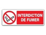 PANNEAU INTERDICTION DE FUMER