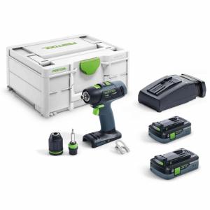 Perceuse-visseuse sans fil T 18+3 HPC 4,0 I-Plus Festool