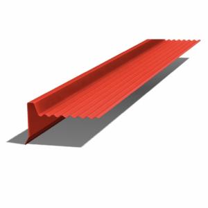 Rive Long 1200 pour tuile R Pro 1150x870 Rouge - RIVETUILERPROR