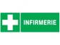 Panneau "Infirmerie" 330x120mm - 626408